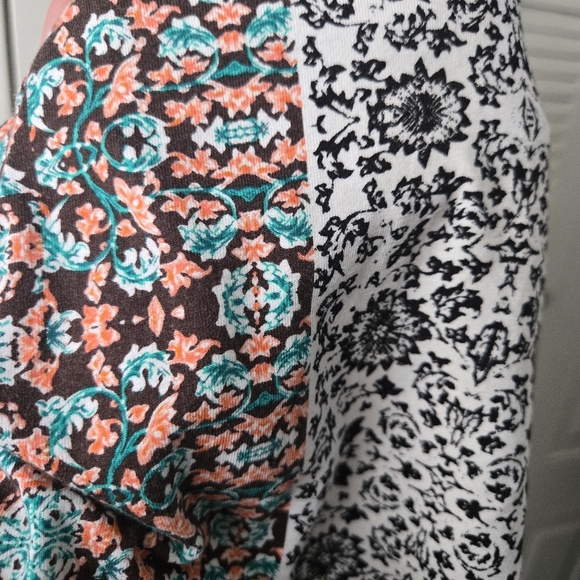 Anthropologie Maeve Hi Neck Swing Dress Multi Floral Print Size S #145 - Picture 3 of 8